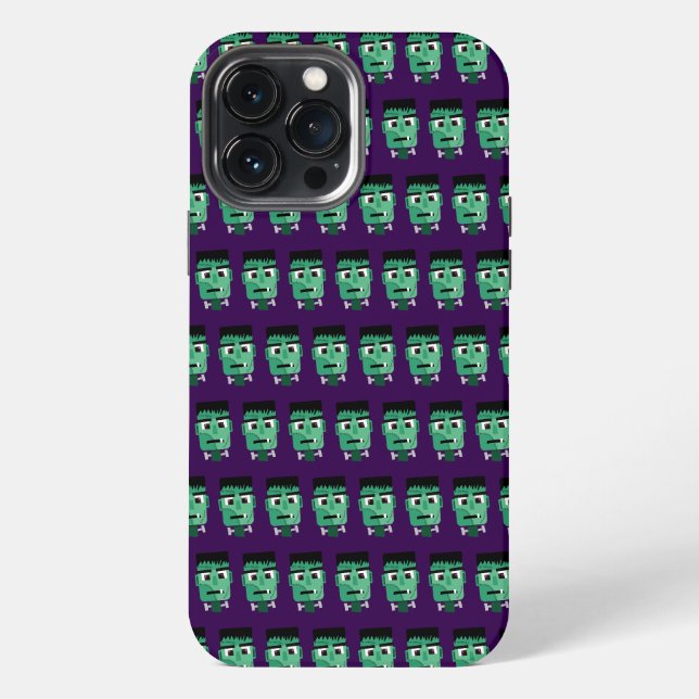 Frankenstein Monster Illustration iPhone Case (Back)