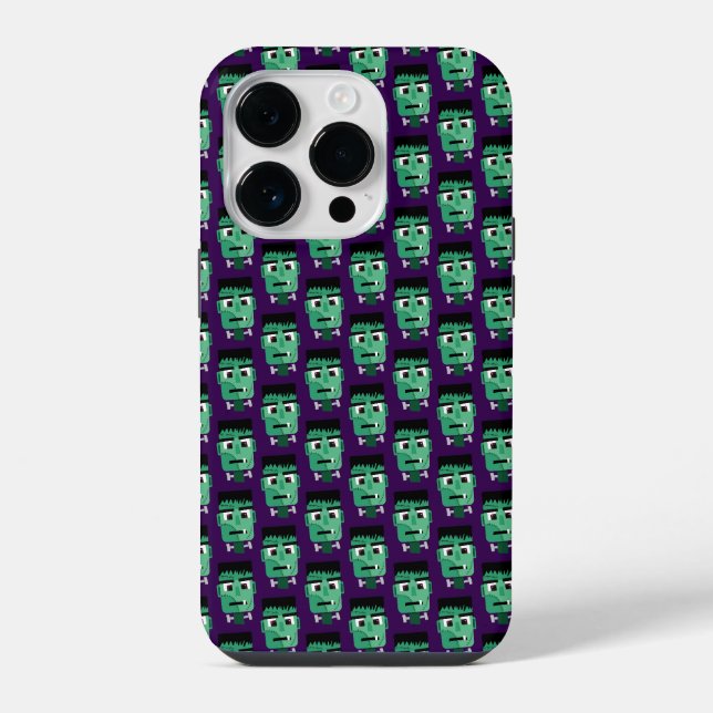 Frankenstein Monster Illustration iPhone Case (Back)