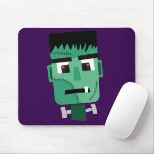 Frankenstein Monster Illustration Mouse Pad