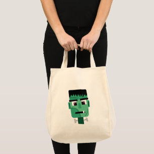 Frankenstein Monster Illustration Tote Bag