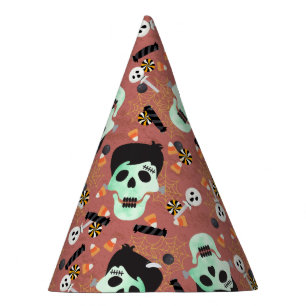 Frankenstein Monster Mash Halloween Birthday  Party Hat