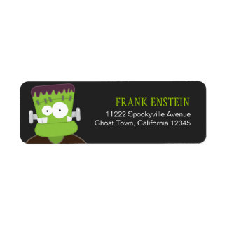 Frankenstein Monster Return Address Label