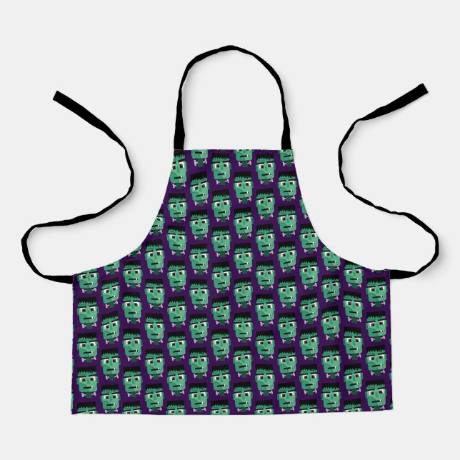 Frankenstein Monster's Head Apron (Front)