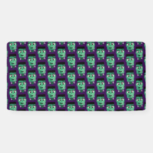 Frankenstein Monster's Head Banner