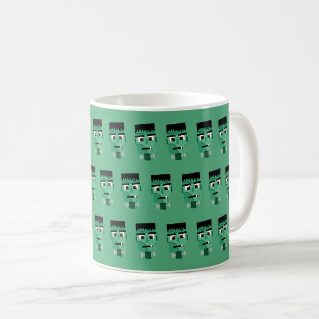 Frankenstein Monster's Head Coffee Mug (Front Right)