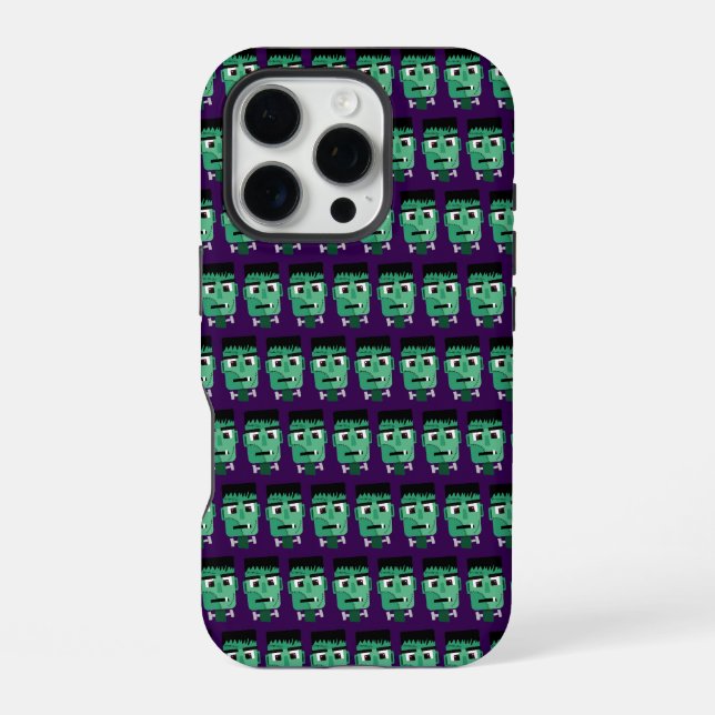 Frankenstein Monster's Head iPhone Case (Back)