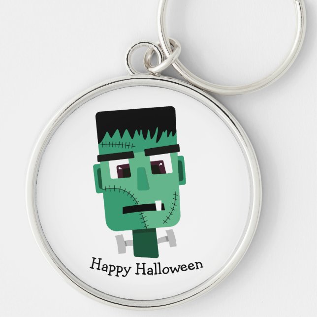 Frankenstein Monster's Head Keychain (Front)