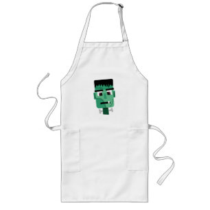 Frankenstein Monster's Head Long Apron