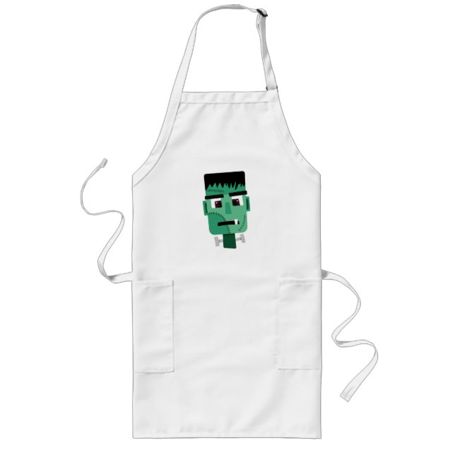 Frankenstein Monster's Head Long Apron (Front)