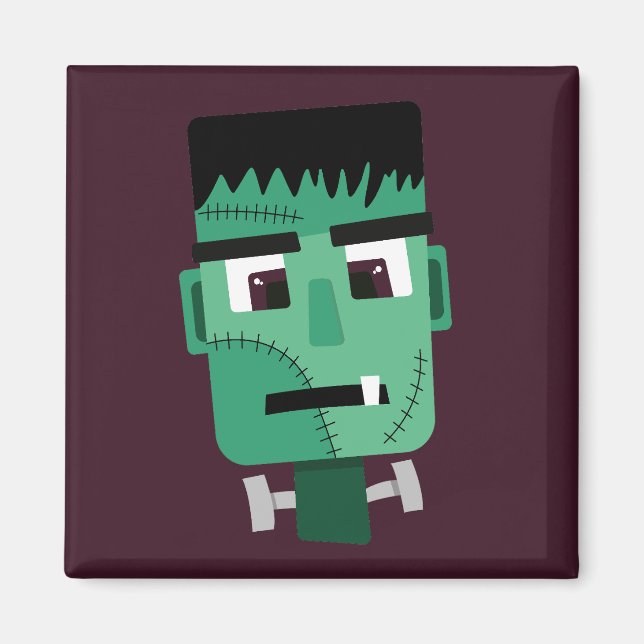 Frankenstein Monster's Head Magnet (Front)