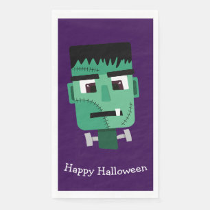 Frankenstein Monster's Head Napkin