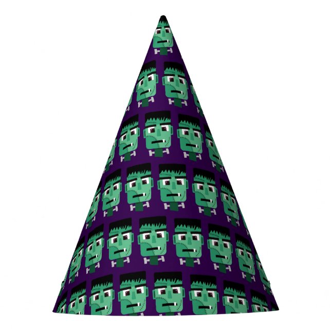Frankenstein Monster's Head Party Hat (Front)