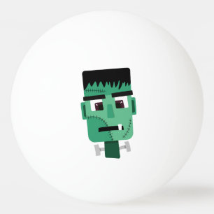 Frankenstein Monster's Head Ping Pong Ball