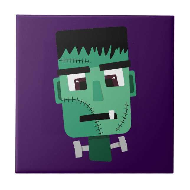 Frankenstein Monster's Head Tile (Front)