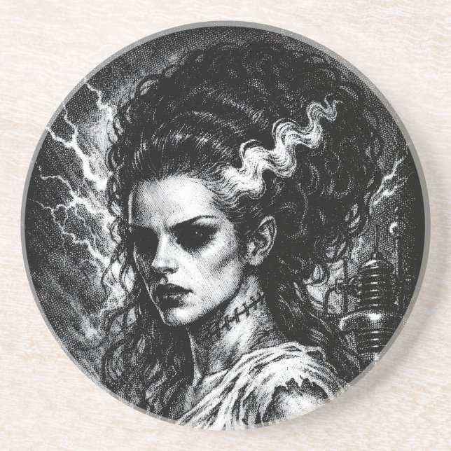 Frankenstein’s Bride — Resurrected by BurnsInHell Coaster (Front)