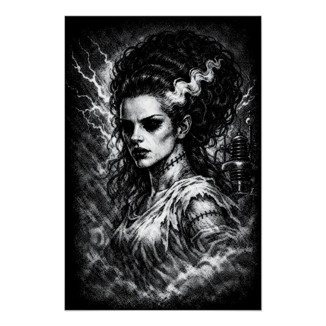 Frankenstein’s Bride — Resurrected by BurnsInHell Poster (Front)