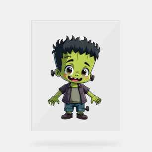 Frankenstein’s Monster – Cute Halloween Cartoon Sh Acrylic Sign