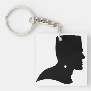 FRANKENSTEIN SILHOUETTE KEYCHAIN