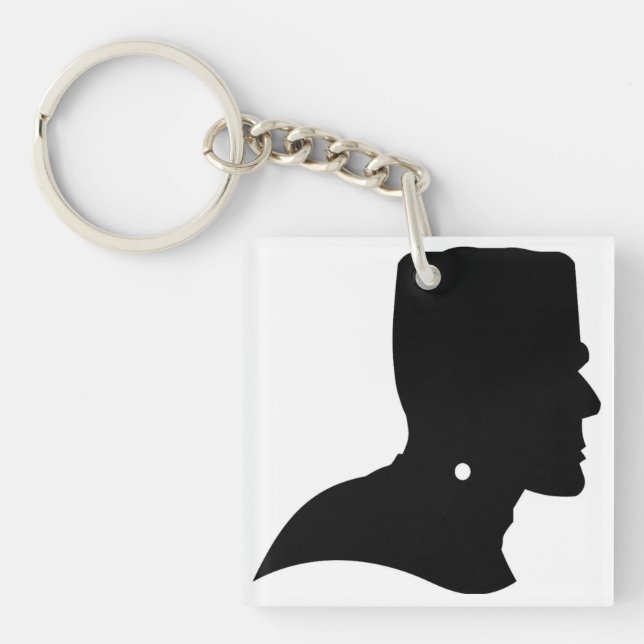 FRANKENSTEIN SILHOUETTE KEYCHAIN (Front)