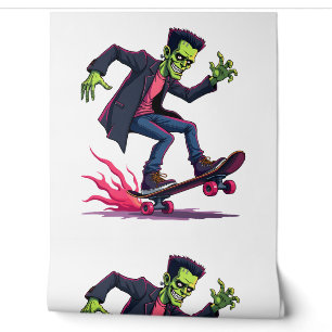 Frankenstein Skater � Cool Halloween Streetwear Sh Wallpaper