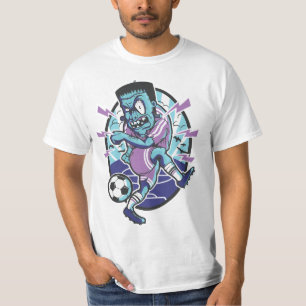 Frankenstein Soccer Monster Kick T-Shirt
