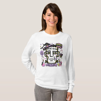 Frankenstein Spooky cute women's shirt 