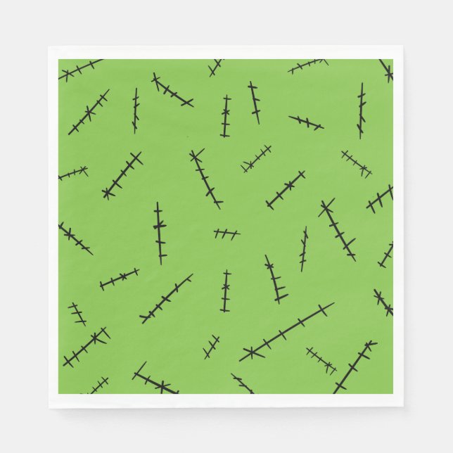 Frankenstein Stitches Napkin (Front)