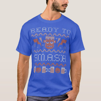 Frankenstein T  Ready to Smash Funny Halloween  T-Shirt