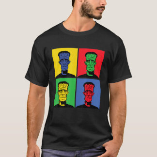 Frankenstein Vintage Retro Pop For Halloween T-Shirt