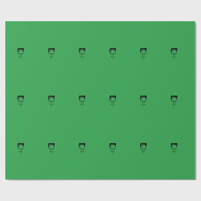 Frankenstein Wrapping Paper (Flat)