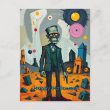 Frankenstien's Monster Happy Halloween 