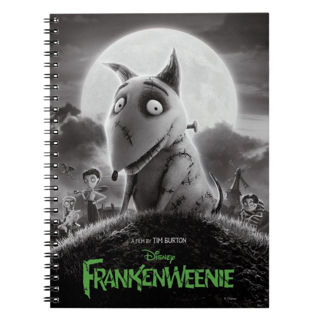 Frankenweenie Movie Poster Notebook (Front)