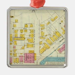 Frankfort, Kentucky 10 Metal Ornament