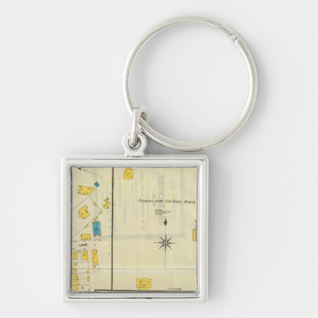 Frankfort, Kentucky 14 Keychain (Front)