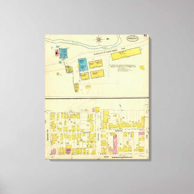 Frankfort, Kentucky 2 Canvas Print (Front)