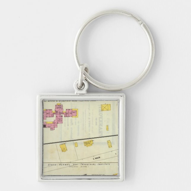 Frankfort, Kentucky 2 Keychain (Front)