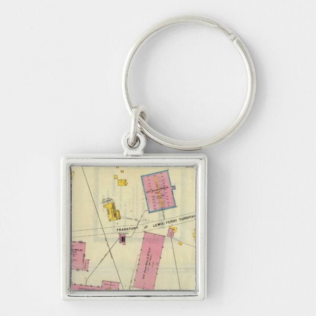 Frankfort, Kentucky 6 Keychain (Front)
