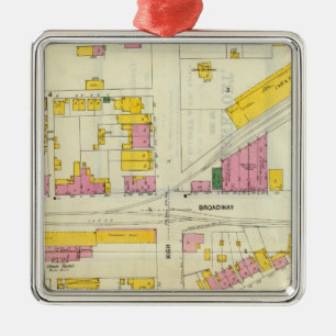 Frankfort, Kentucky Metal Ornament