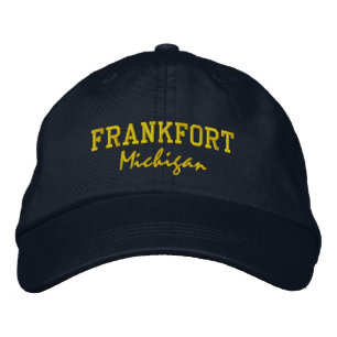 Frankfort Michigan Embroidered Baseball Hat