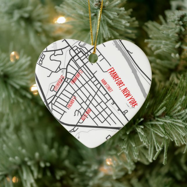 Frankfort, New York Christmas Ornament (Tree)