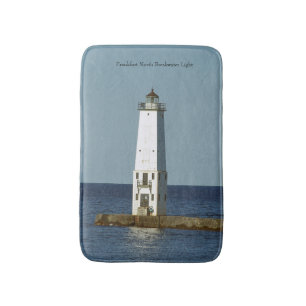 Frankfort North Breakwater Light bathmat