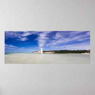 Frankfort North Pier Lighthouse, Michigan Poster