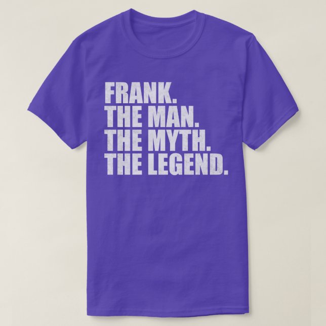 FrankFrank Name Frank given name T-Shirt (Design Front)