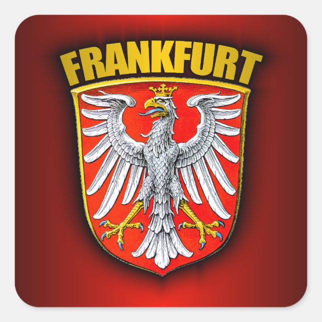 Frankfurt am Main Square Sticker (Front)