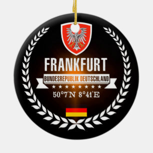 Frankfurt Ceramic Ornament