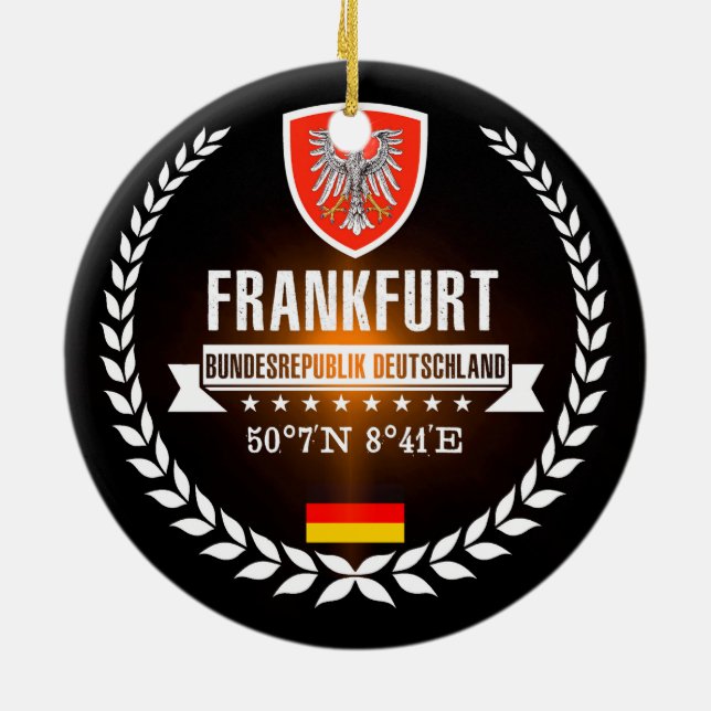Frankfurt Ceramic Ornament (Back)