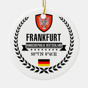 Frankfurt Ceramic Ornament