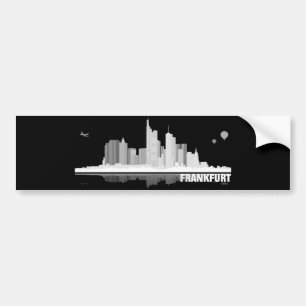 Frankfurt City Skyline Autosticker / Sticker