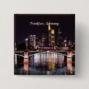 Frankfurt, Germany 2 Inch Square Button