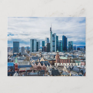 Frankfurt, Germany City View  Postcard